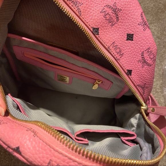 MCM Hot-pink small backpack